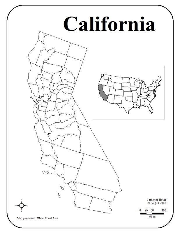 zgallery california map